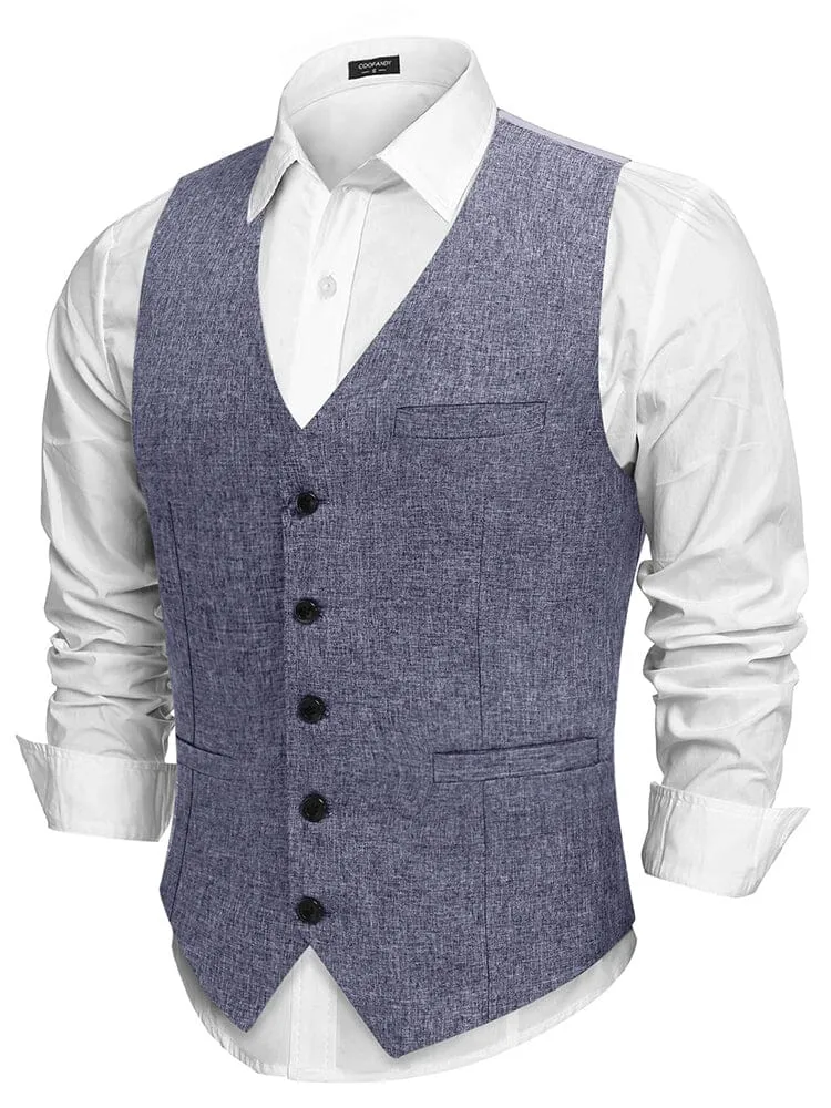 Formal Slim Fit Suit Vest (US Only) sold by Coofandy product image thumbnail 4