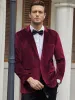Luxury Velvet Blazer Jacket (US Only) sold by Coofandy