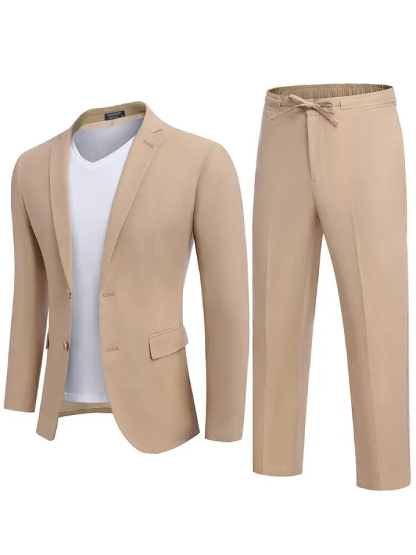 Casual Linen Blend 2-Piece Suit Sets (US Only) sold by Coofandy