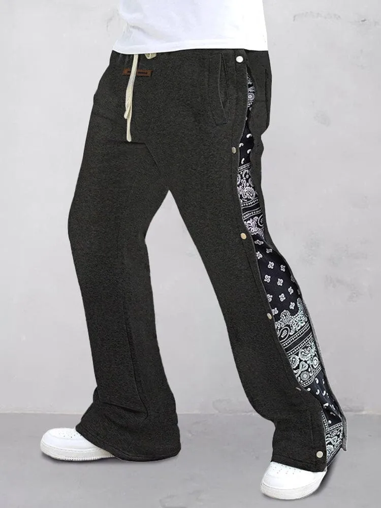 Stylish Paisley Splicing Sweatpants sold by Coofandy product image thumbnail 2