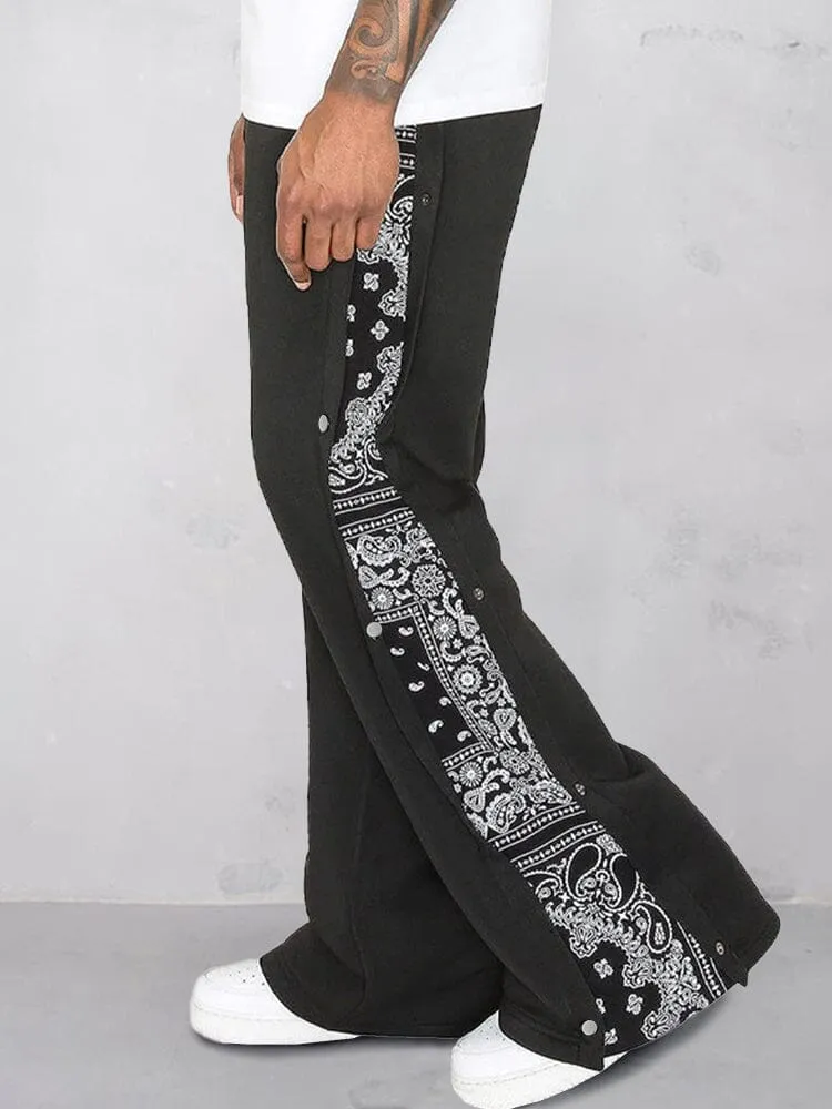 Stylish Paisley Splicing Sweatpants sold by Coofandy product image thumbnail 3