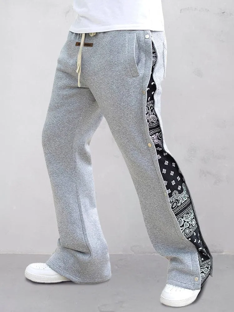 Stylish Paisley Splicing Sweatpants sold by Coofandy