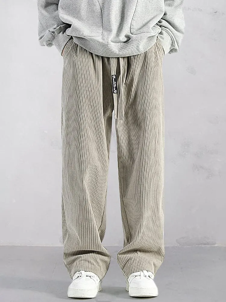 Casual Straight-Leg Corduroy Pants sold by Coofandy product image thumbnail 3