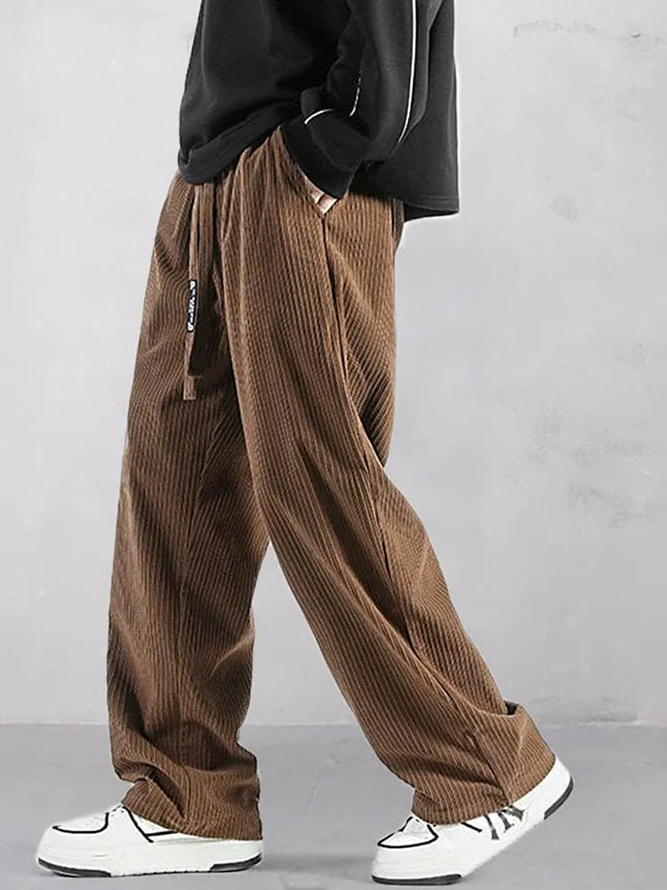 Casual Straight-Leg Corduroy Pants sold by Coofandy product image thumbnail 4