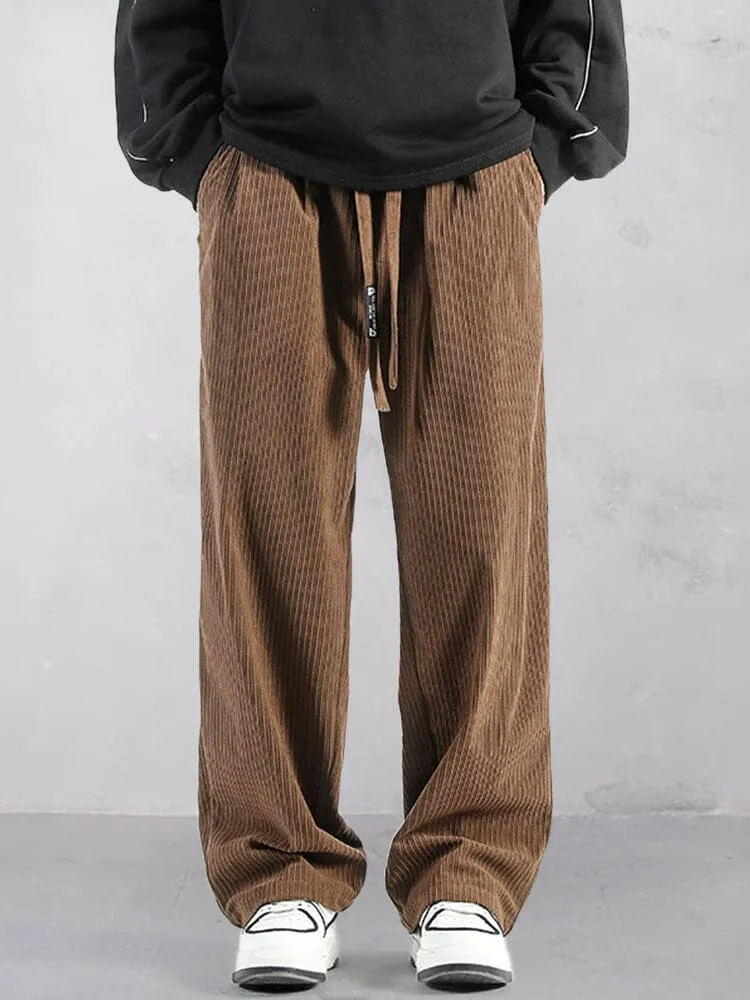 Casual Straight-Leg Corduroy Pants sold by Coofandy