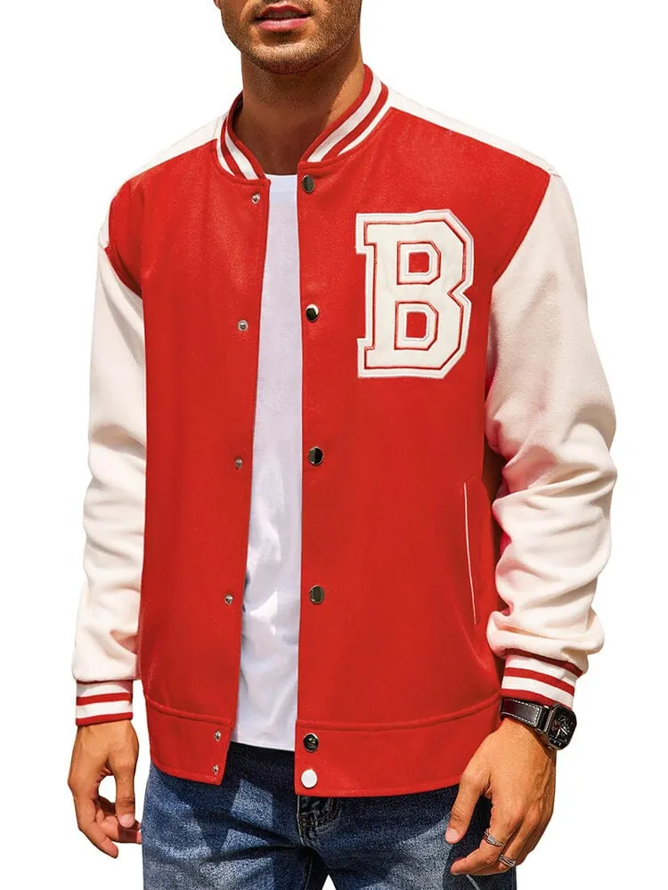 Stylish Letter Baseball Varsity Jackets (US Only) sold by Coofandy product image thumbnail 2