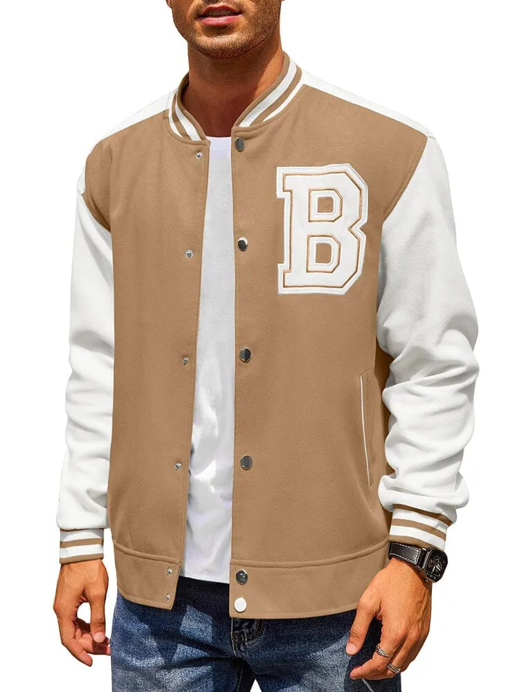 Stylish Letter Baseball Varsity Jackets (US Only) sold by Coofandy product image thumbnail 5