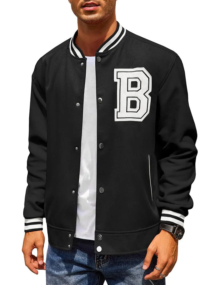 Stylish Letter Baseball Varsity Jackets (US Only) sold by Coofandy product image thumbnail 4