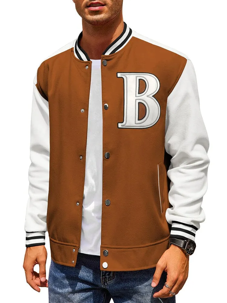 Stylish Letter Baseball Varsity Jackets (US Only) sold by Coofandy product image thumbnail 3