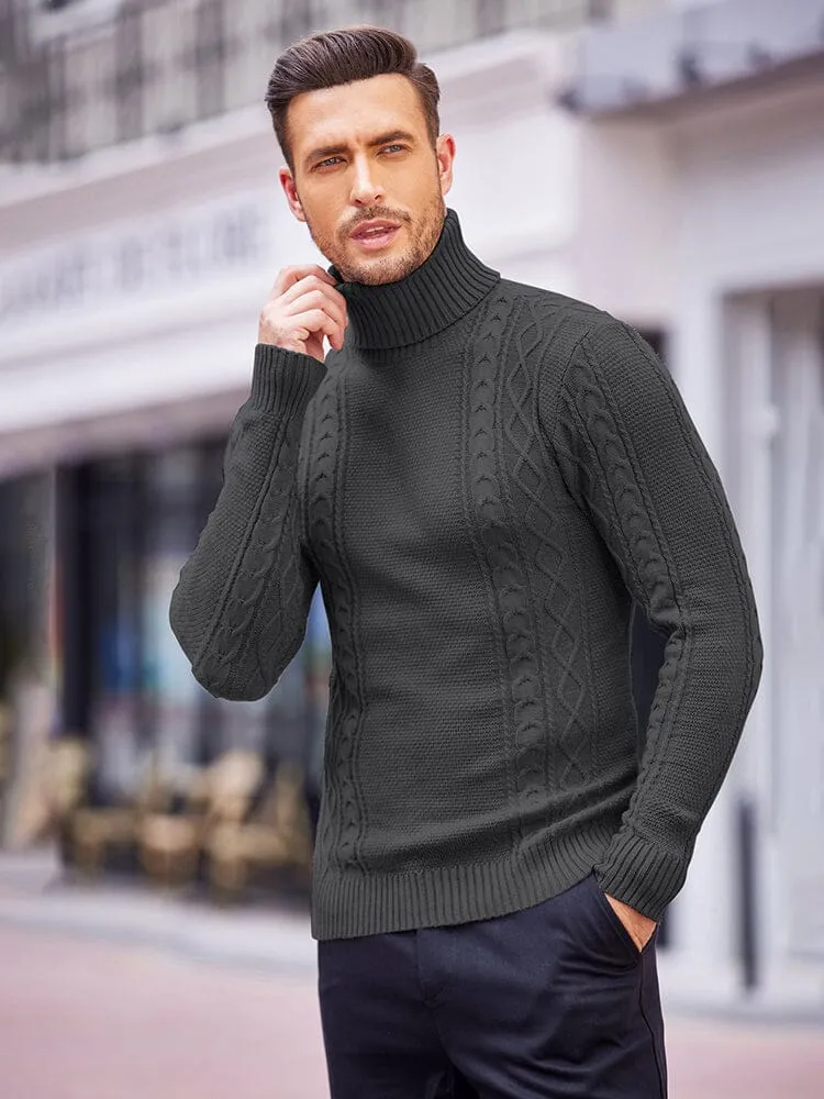 Classic Slim Fit Turtleneck Sweater (US Only) sold by Coofandy
