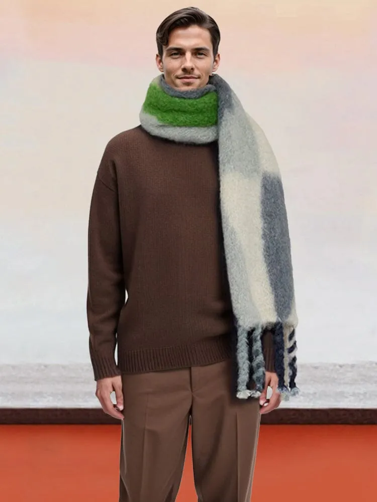 Thick Warm Tassel Scarf sold by Coofandy product image thumbnail 2