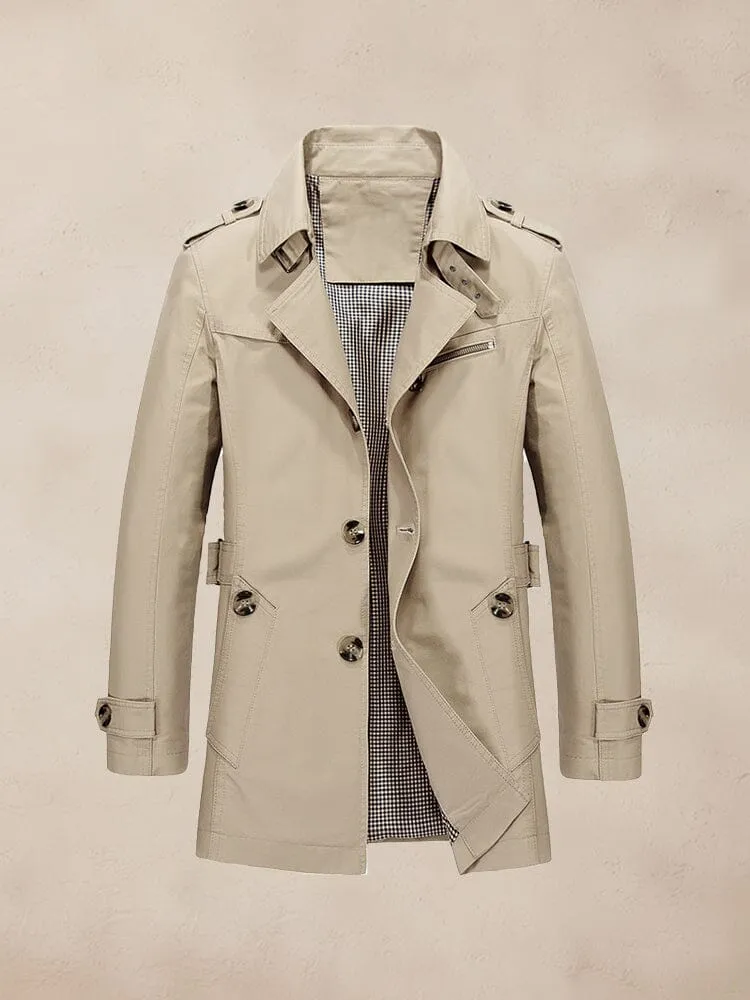 Classic Leisure Trench Coat sold by Coofandy