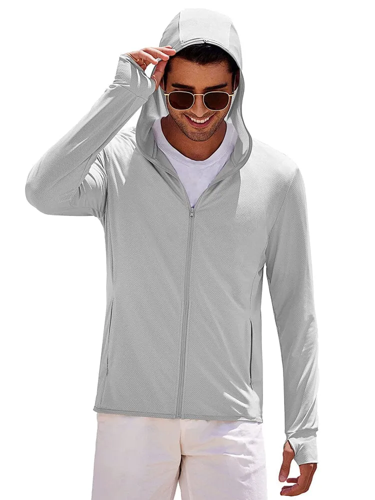 Sun Protection UPF 50+ Hooded Shirt (US Only) sold by Coofandy product image thumbnail 4