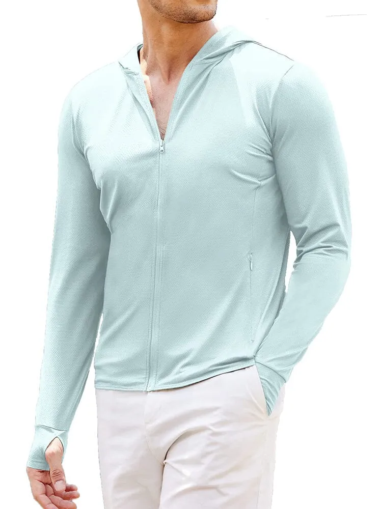 Sun Protection UPF 50+ Hooded Shirt (US Only) sold by Coofandy product image thumbnail 3
