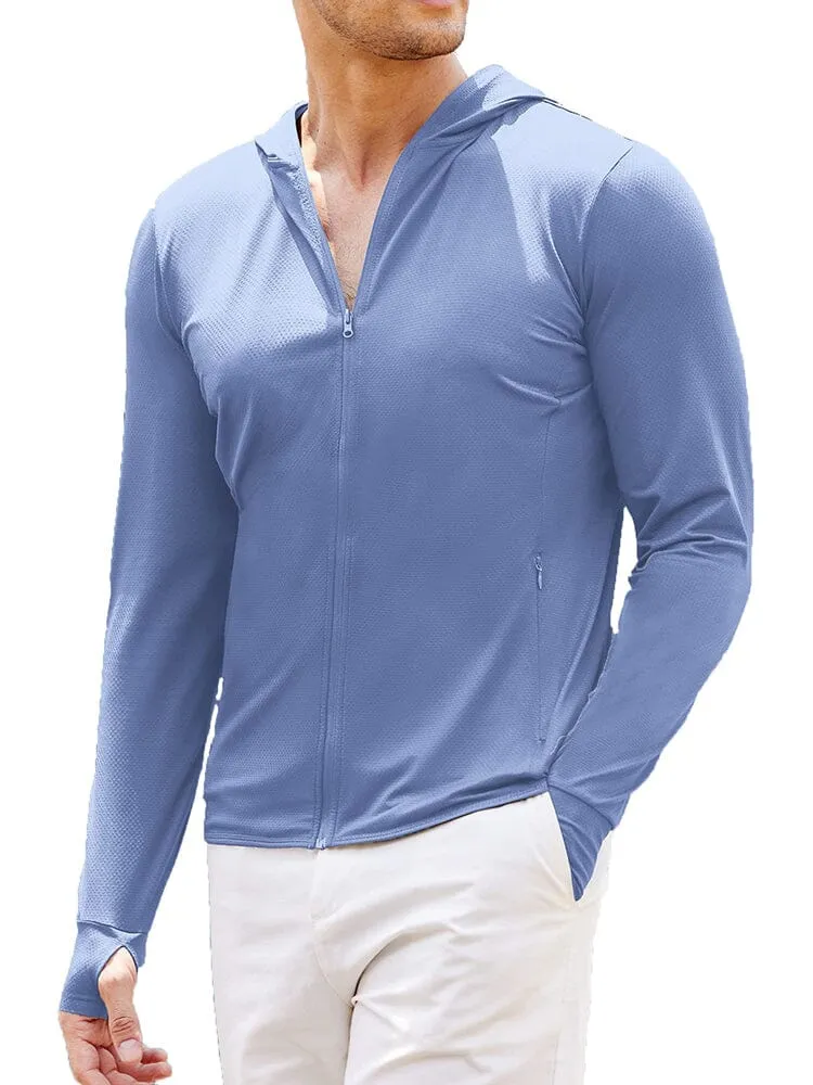 Sun Protection UPF 50+ Hooded Shirt (US Only) sold by Coofandy