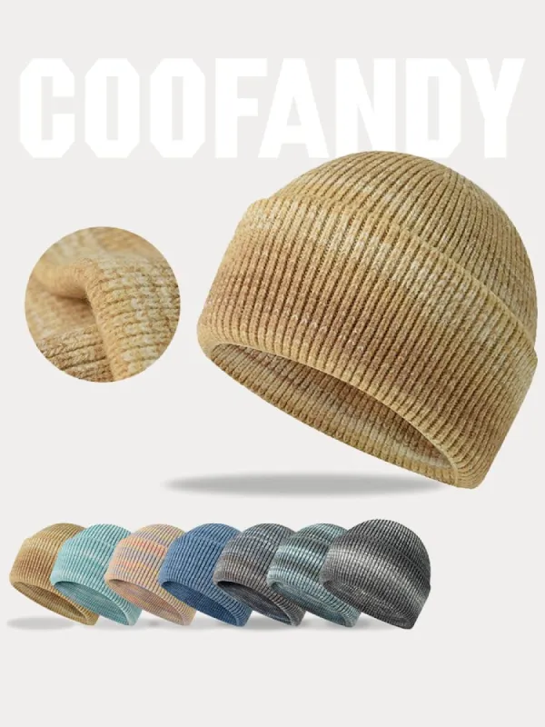 Stylish Soft Knit Cuffed Beanie sold by Coofandy