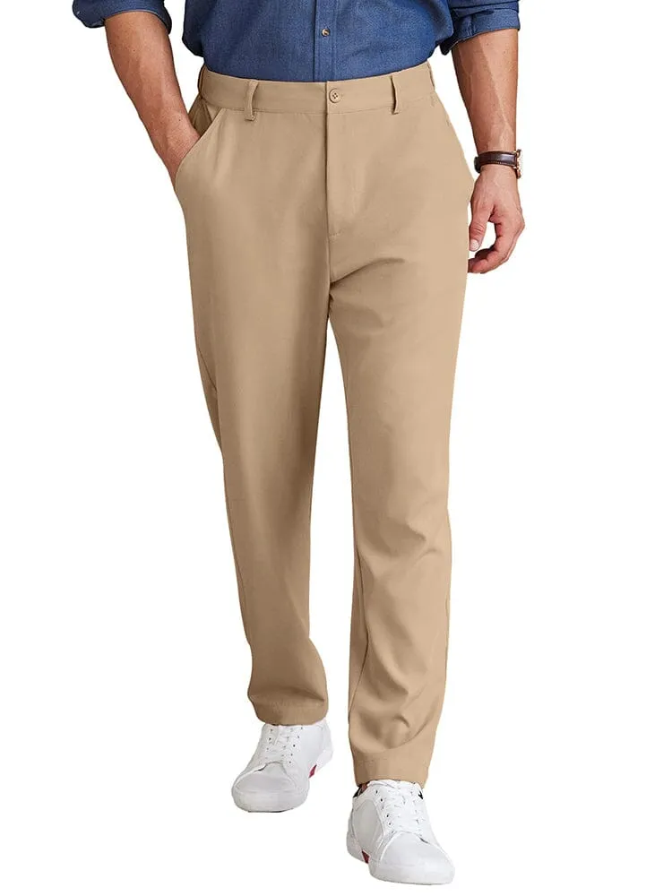Classic Solid Color Chino Pants (US Only) sold by Coofandy product image thumbnail 2