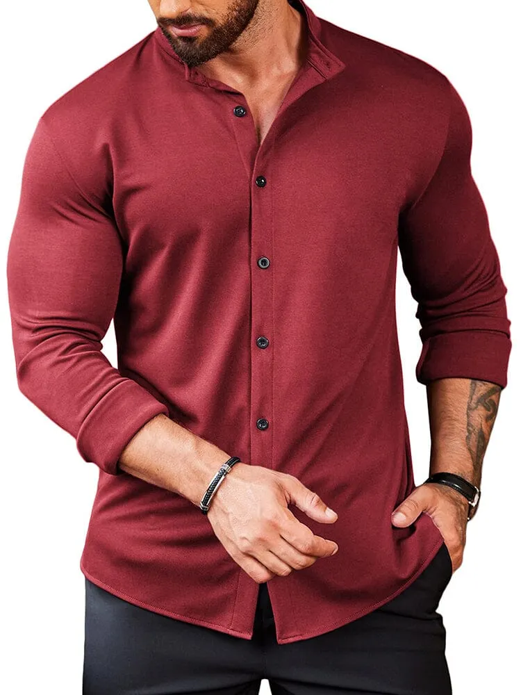 Casual Wrinkle Free Button Shirt (US Only) sold by Coofandy product image thumbnail 5