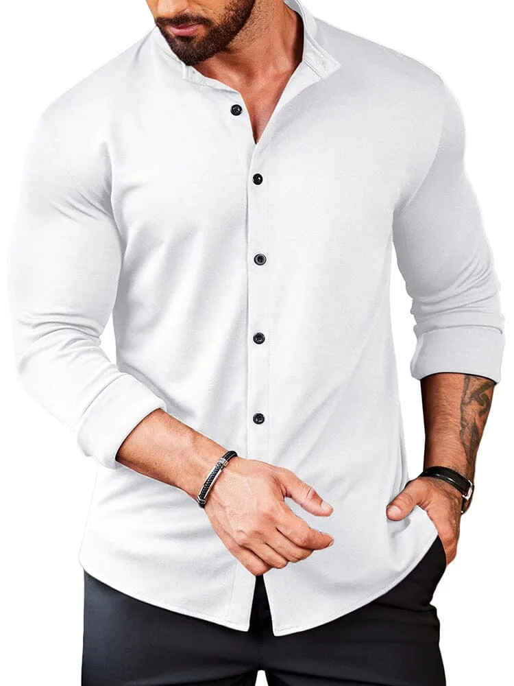 Casual Wrinkle Free Button Shirt (US Only) sold by Coofandy product image thumbnail 2