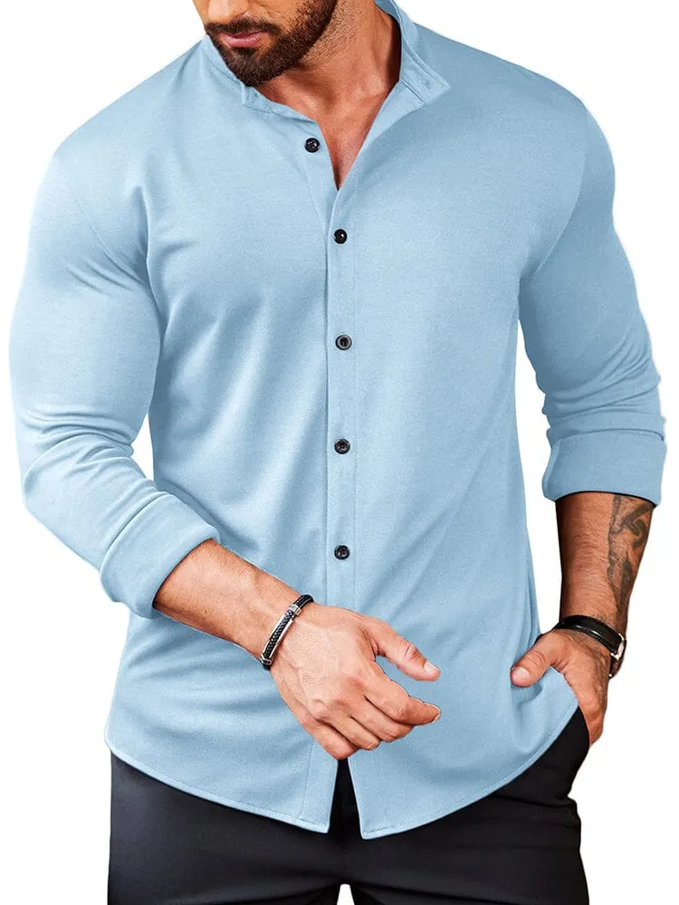 Casual Wrinkle Free Button Shirt (US Only) sold by Coofandy product image thumbnail 3