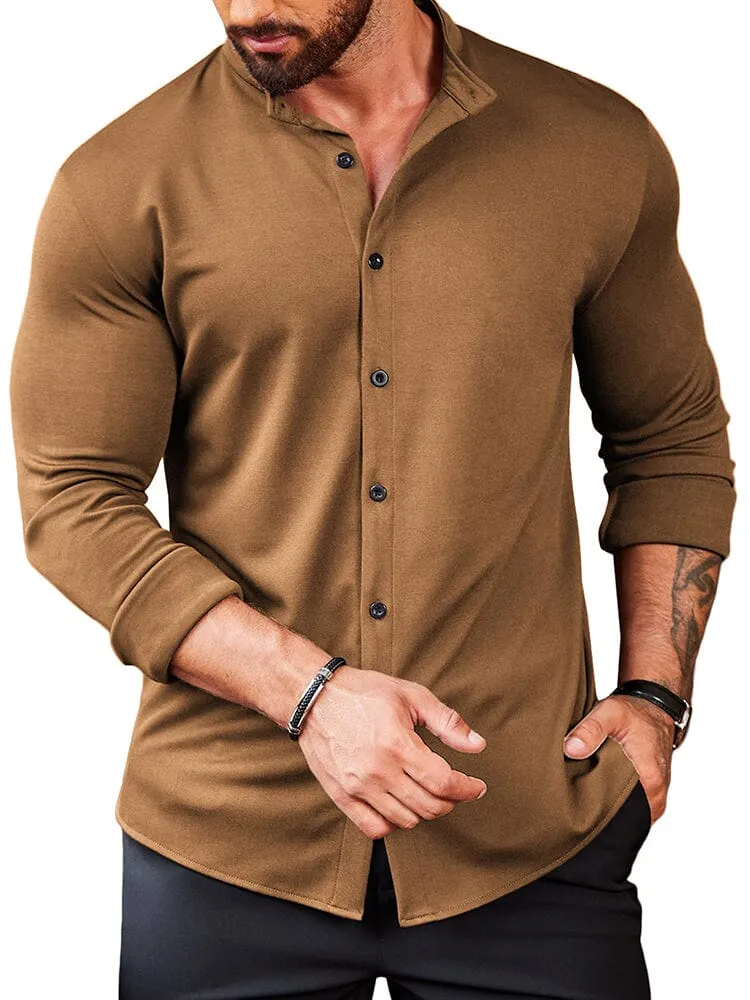 Casual Wrinkle Free Button Shirt (US Only) sold by Coofandy product image thumbnail 4