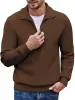 Casual Corduroy Polo Collar Pullover (US Only) sold by Coofandy