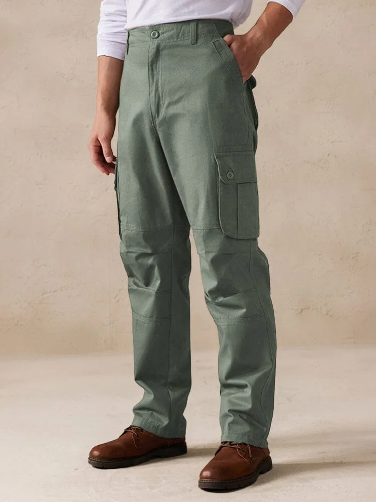 Comfy 100% Cotton Cargo Pants sold by Coofandy product image thumbnail 3
