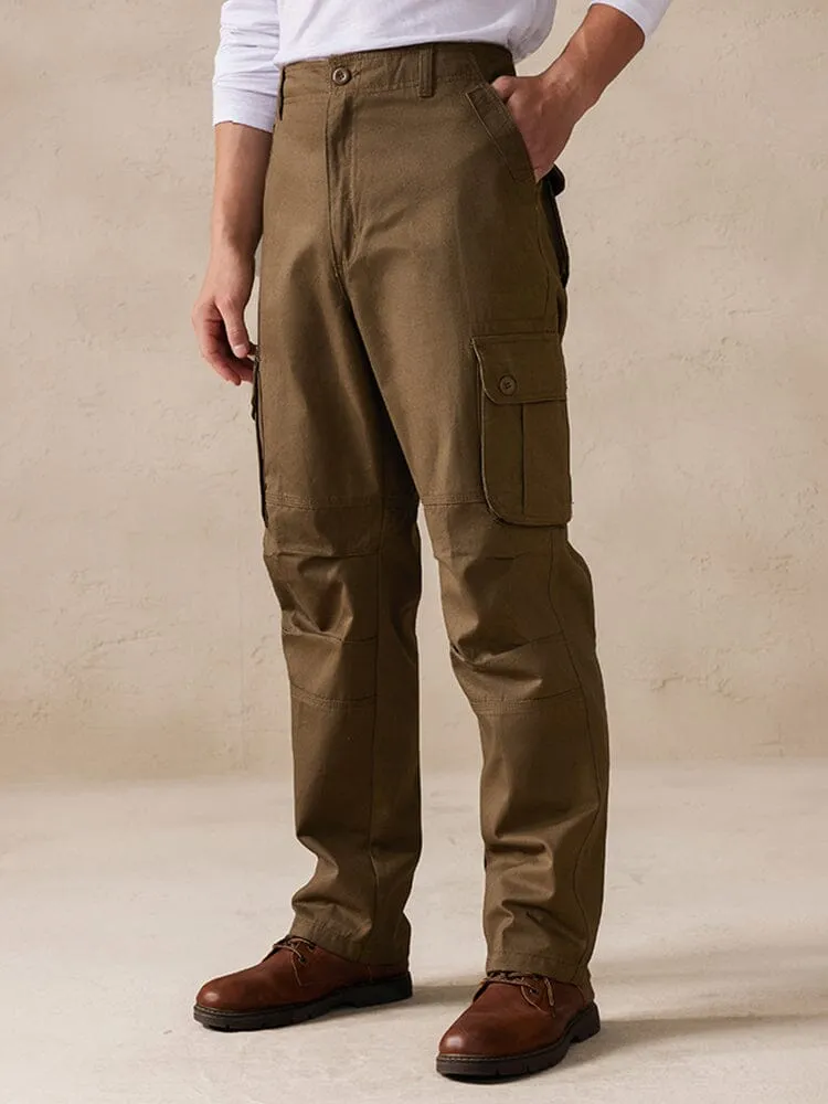 Comfy 100% Cotton Cargo Pants sold by Coofandy