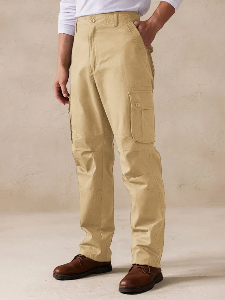 Comfy 100% Cotton Cargo Pants sold by Coofandy product image thumbnail 2