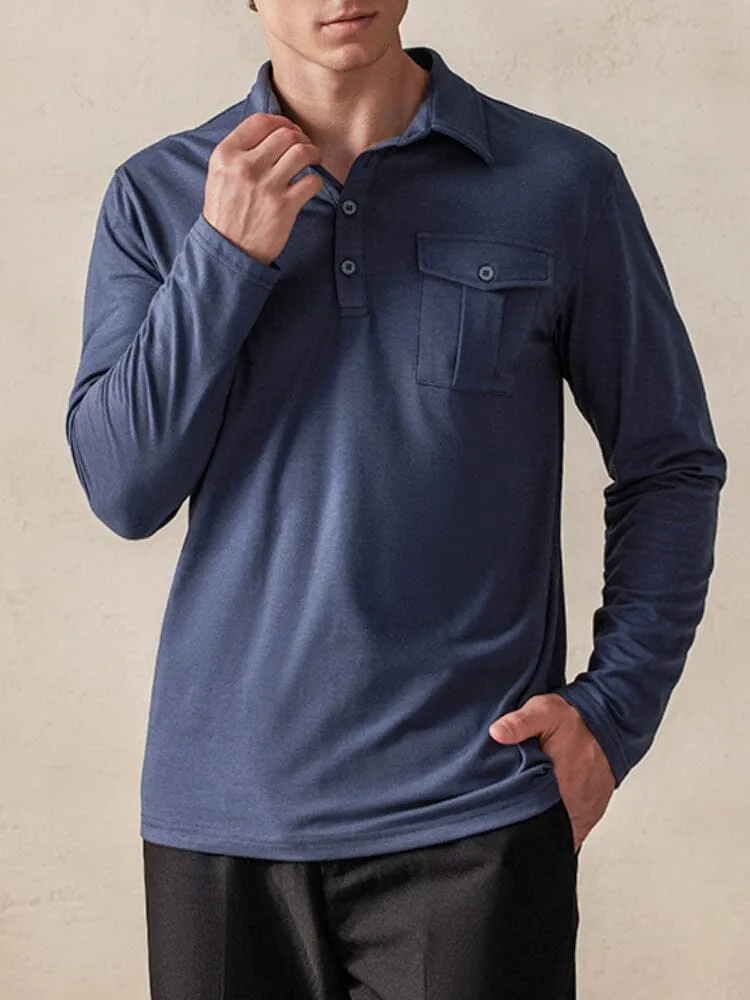 Classic Utility Polo Shirt sold by Coofandy