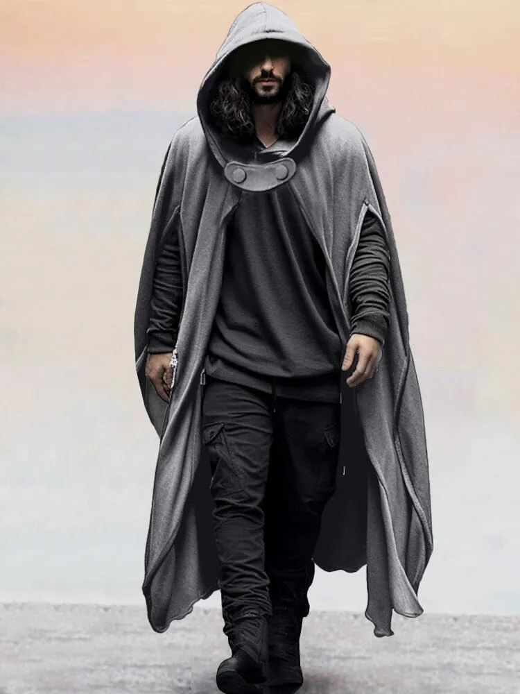 Stylish Hooded Cloak Cardigan sold by Coofandy product image thumbnail 4