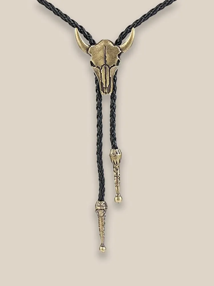 Vintage Bolo Tie Necklace sold by Coofandy