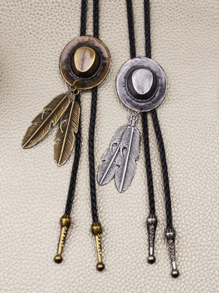 Western Cowboy Bolo Tie Necklace sold by Coofandy product image thumbnail 4