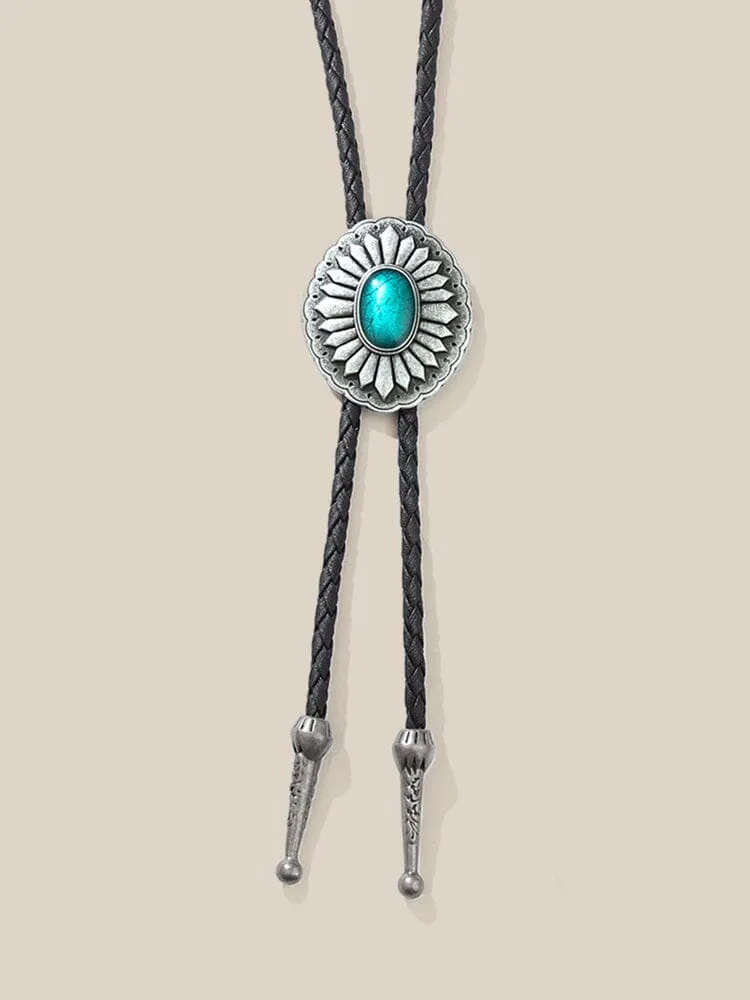 Vintage Bolo Tie Leather Necklace sold by Coofandy product image thumbnail 2