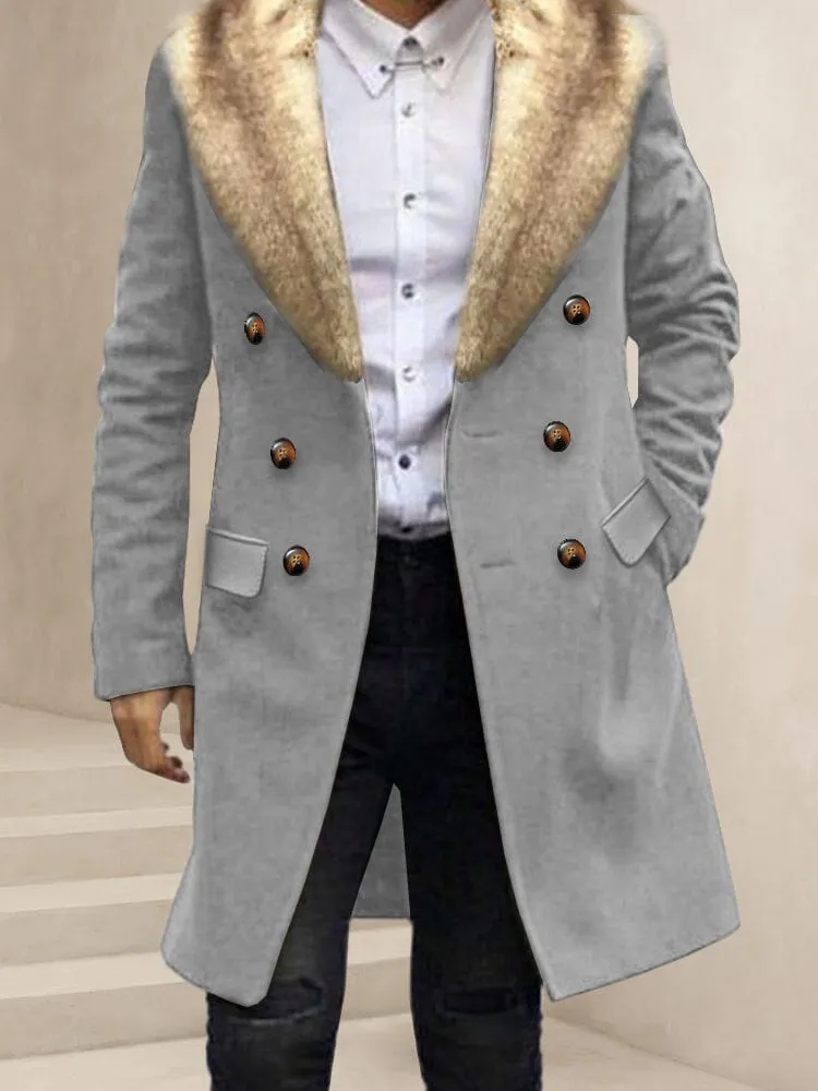 Stylish Double-Breasted Tweed Coat sold by Coofandy product image thumbnail 4
