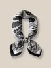Stylish Printed Square Silk Scarf sold by Coofandy