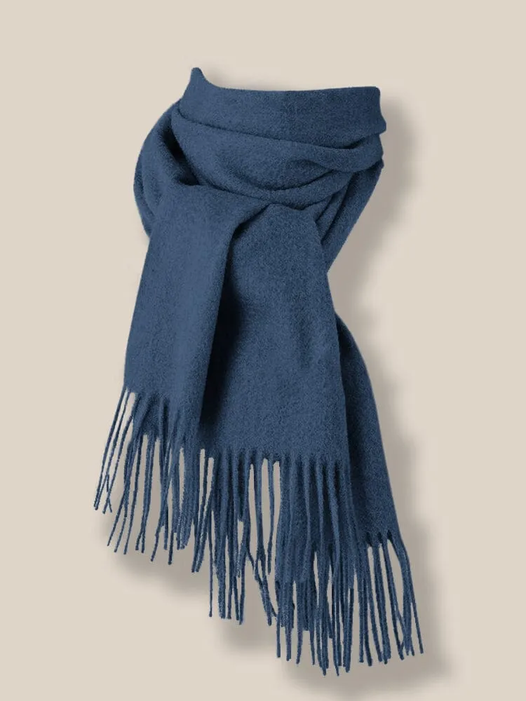 Comfy Tassel Faux Pashmina Scarf sold by Coofandy product image thumbnail 4