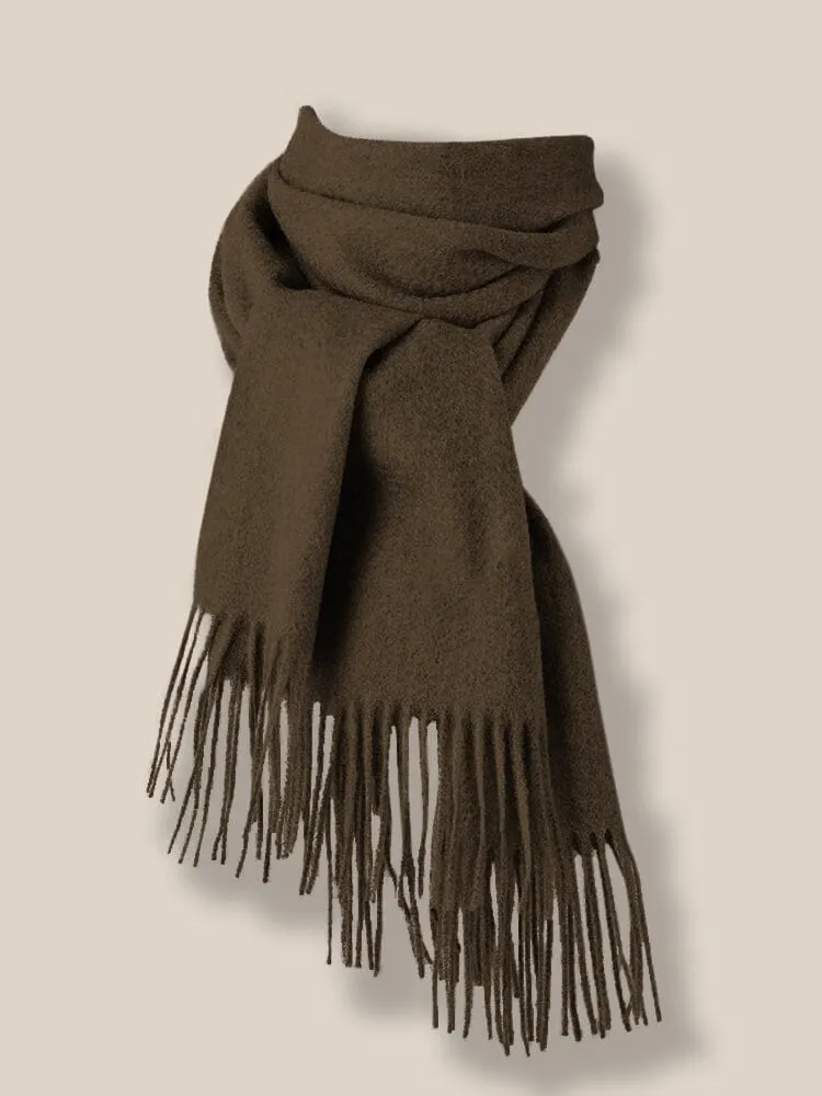 Comfy Tassel Faux Pashmina Scarf sold by Coofandy product image thumbnail 5