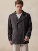 Lapel Double-Breasted Tweed Coat sold by Coofandy