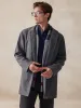 Casual Stand Collar Tweed Coat sold by Coofandy