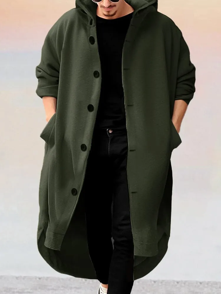 Stylish Long Hooded Outerwear sold by Coofandy product image thumbnail 2