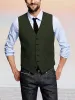 Classic Retro Tweed Vest sold by Coofandy
