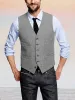Classic Retro Tweed Vest sold by Coofandy