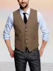 Classic Retro Tweed Vest sold by Coofandy