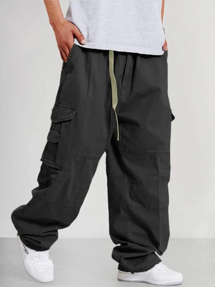 Loose 100% Cotton Cargo Pants sold by Coofandy product image thumbnail 2