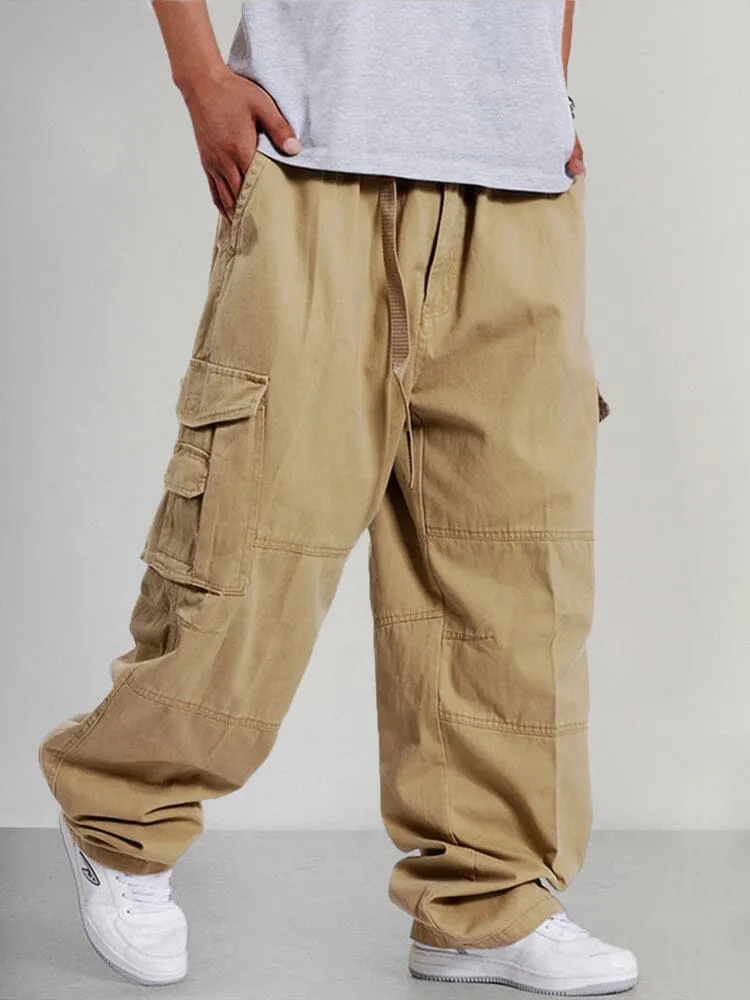 Loose 100% Cotton Cargo Pants sold by Coofandy