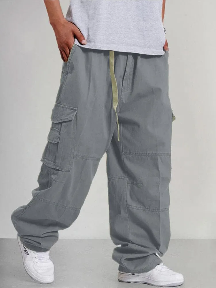 Loose 100% Cotton Cargo Pants sold by Coofandy product image thumbnail 3