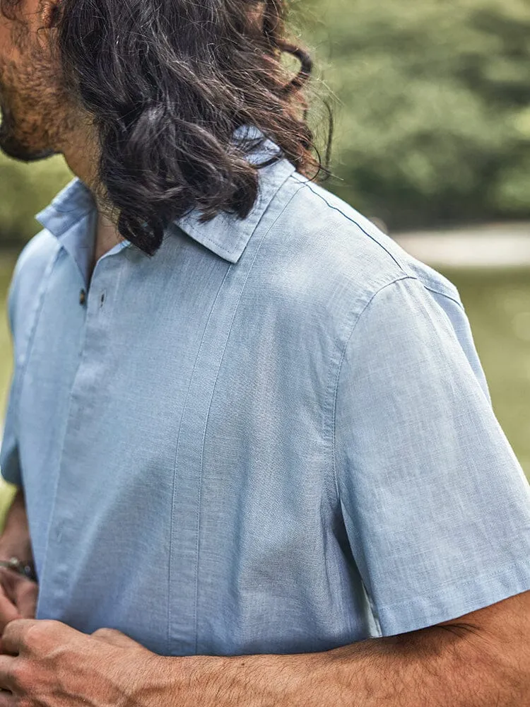 Eco-friendly Linen Blend Shirt sold by Coofandy product image thumbnail 5