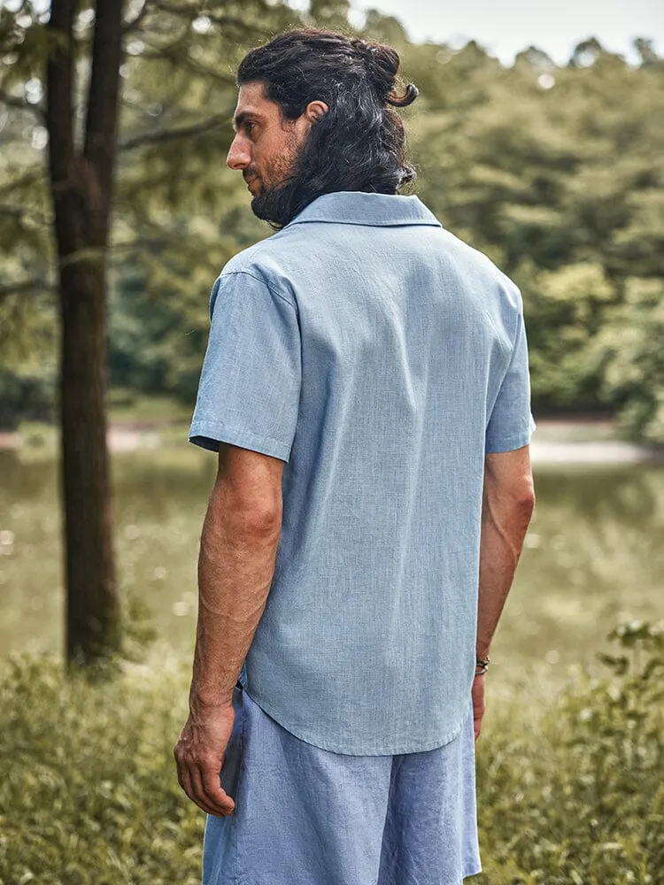 Eco-friendly Linen Blend Shirt sold by Coofandy product image thumbnail 3