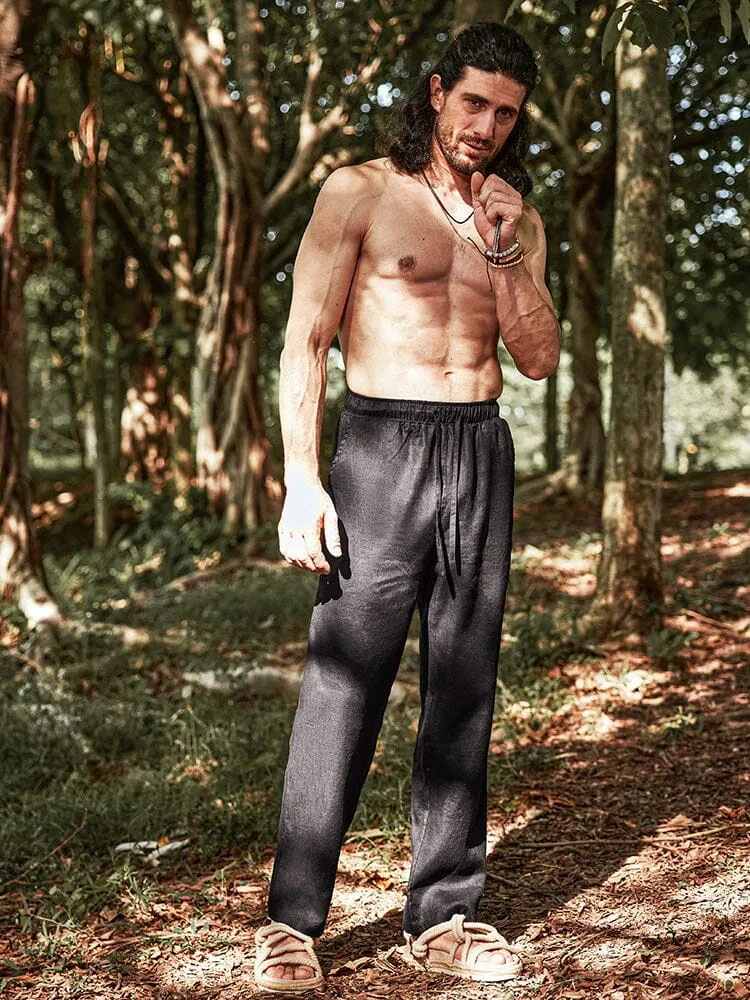 Eco-friendly Cozy 100% Linen Pants sold by Coofandy product image thumbnail 3